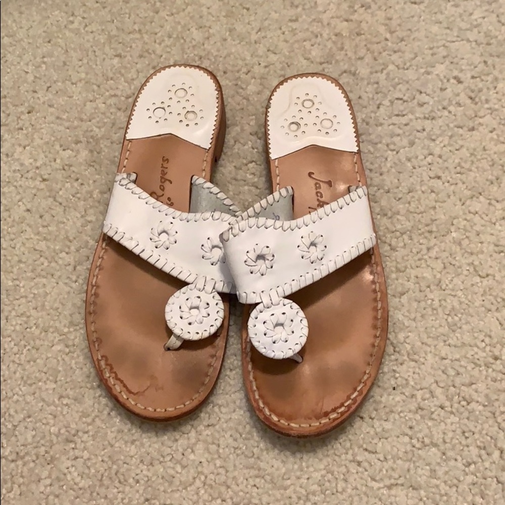 Jack Rogers- white- size 9